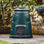 Blackwall Compost Converter Base Plate on the Blackwall 330 Litre Compost Converter in Green | In Situ Shot
