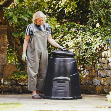 220 Litre Blackwall Compost Converter in Black | In Situ  Shot