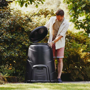 Blackwall 330 Litre Black Compost Converter | In Situ Shot