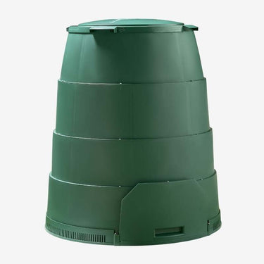 Green Johanna 330 Litre Compost Bin with Winter Jacket | Studio Shot