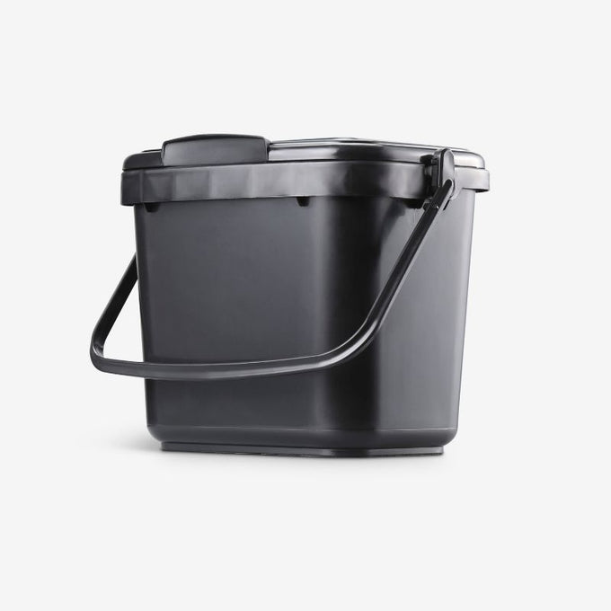 Straight 5 Litre Black Kitchen Caddy