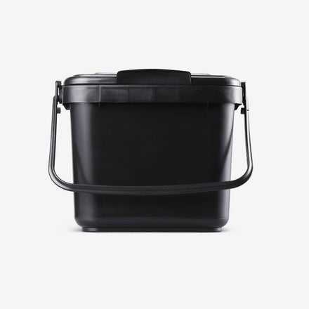 Straight 5 Litre Black Kitchen Caddy | Studio Shot