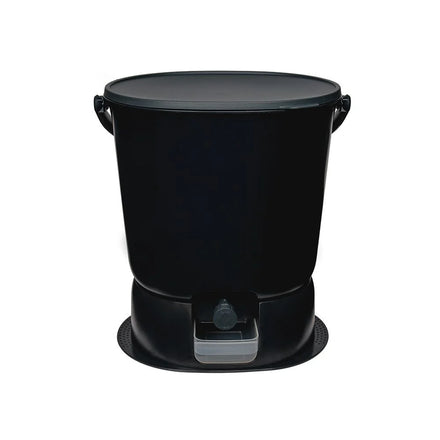 Organko Essential Black Twin Pack Bokashi Bin with 1kg Bokashi