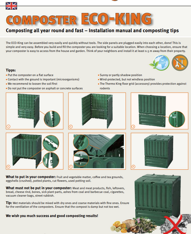 Eco-King 600 Litre Compost Bin