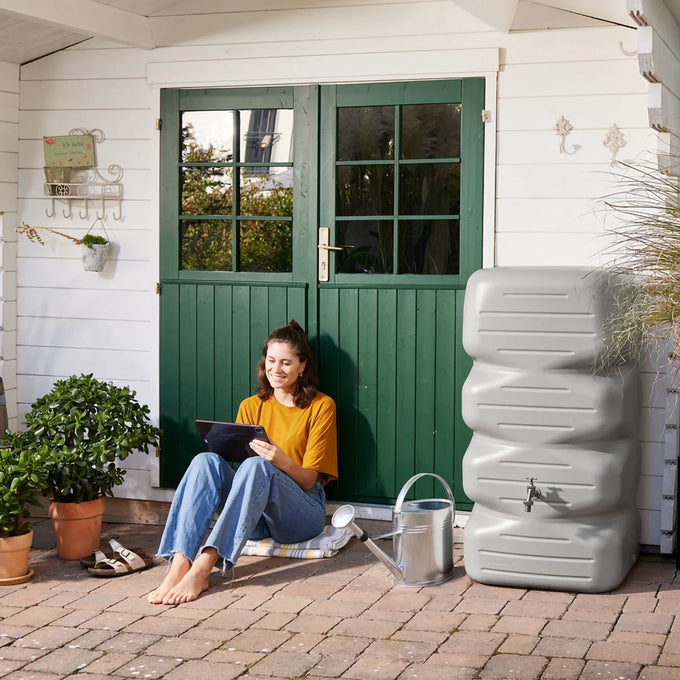 Graf Cubus 340 Litre Grey Water Butt