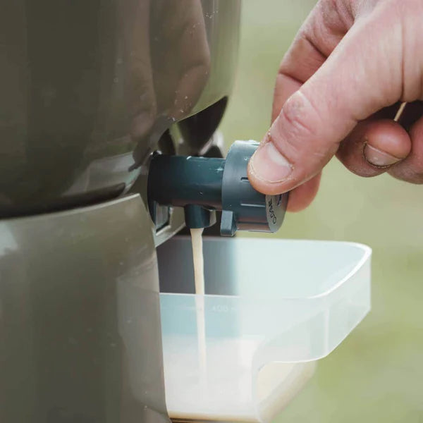 Organko Twin Pack Bokashi Bin Olive with 1kg Bokashi