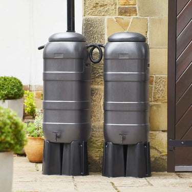 Mini Rainsaver 100 Litre Grey Water Butt Double Kit