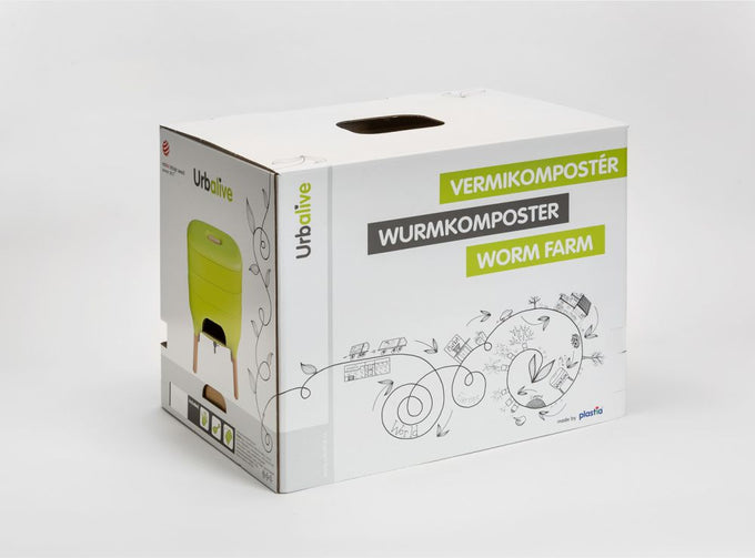 Urbalive Lime Worm Farm + Starter Kit + Worms