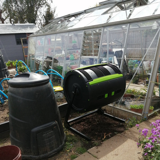 Maze 245L Litre Compost Tumbler | Rotating Composters | GetComposting