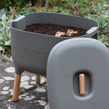 Urbalive Grey Worm Farm + Starter Kit + Worms