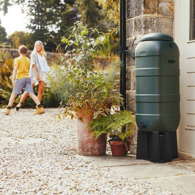 Mini Rainsaver 100 Litre Green Water Butt Kit