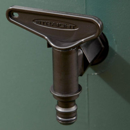 Tap on the Cloudburst 200 Litre Water Butt Double Kit | Studio Shot