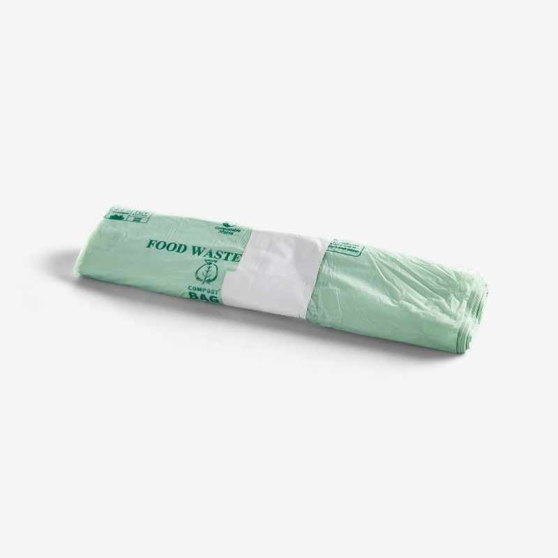 Caddy Liners [Small Roll] 100 Compostable Kitchen Caddy Bin Liners