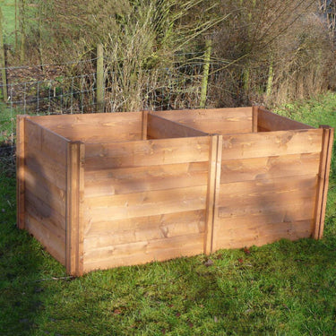 Wooden 905 Litre Compost Bin Extension Module | In Situ Shot